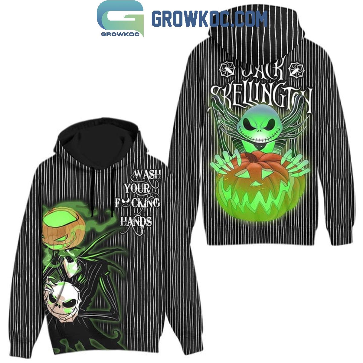 Jack Skellington Wash Your Fucking Hands Hoodie T Shirt 1 yuZqr