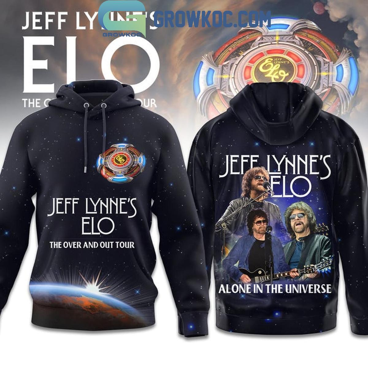 Jeff Lynnes Elo The Over And Out 2024 Tour Alone In The Universe Hoodie T Shirt 1 0BZxP