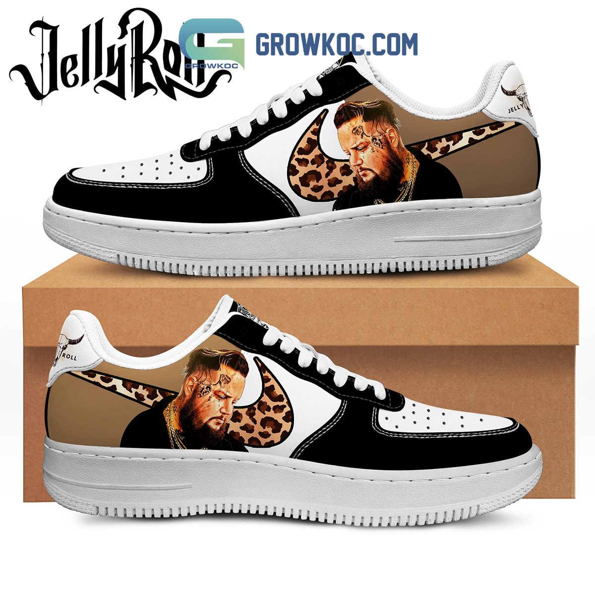 Jelly Roll Save Me Panther Air Force 1 Shoes2B1 iAWP8