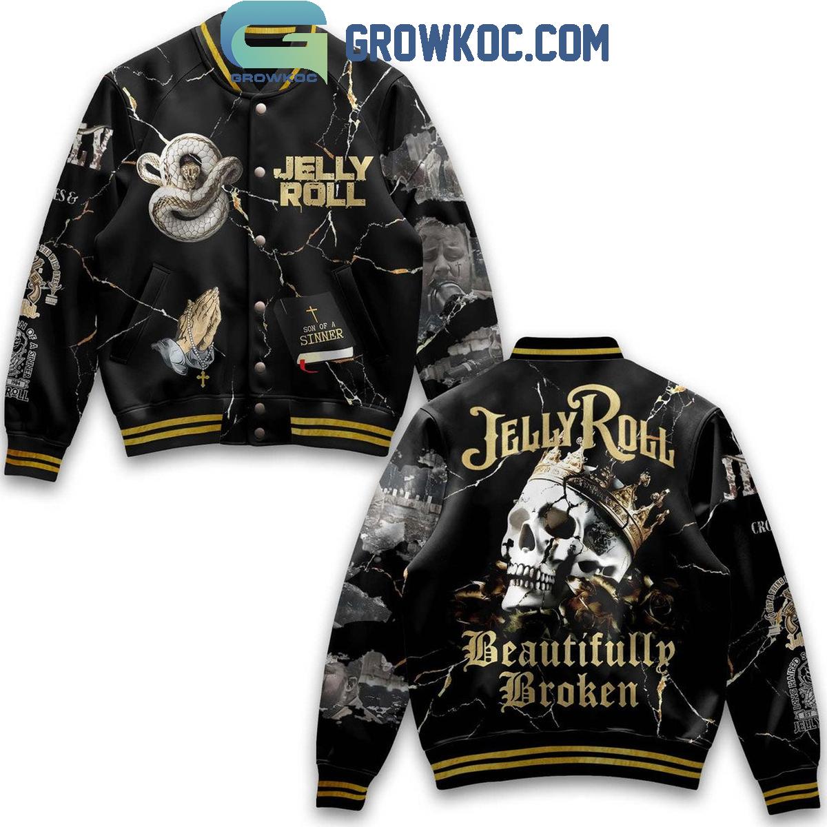 Jelly Roll Son Of A Sinner And His Beautifully Broken Baseball Jacket 1 FnQYt