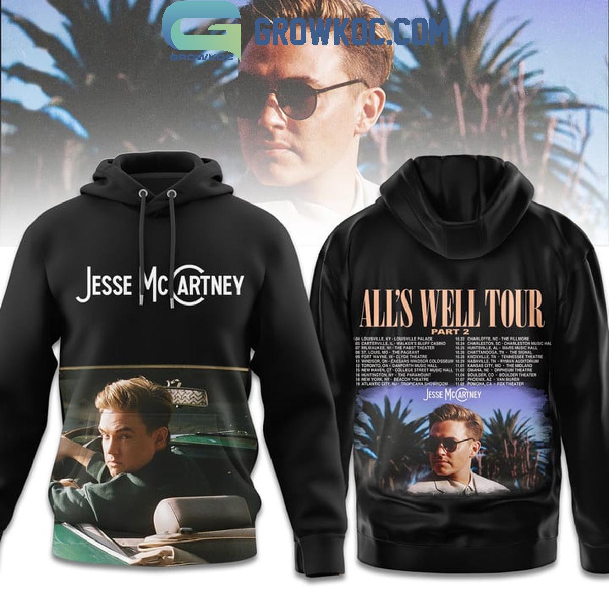 Jesse McCartney 2024 Alls Well Tour Part 2 Hoodie T Shirt 1 gbjWc