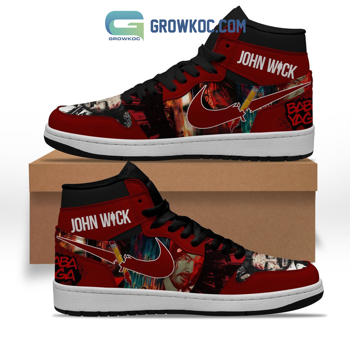 John Wick Baba Yaga Air Jordan 1 Shoes2B1 IBd9Q