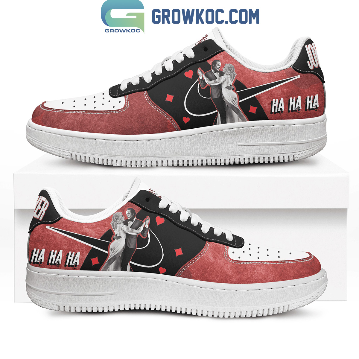 Joker Ha Ha Ha Laughing Air Force 1 Shoes2B1 BJXdj