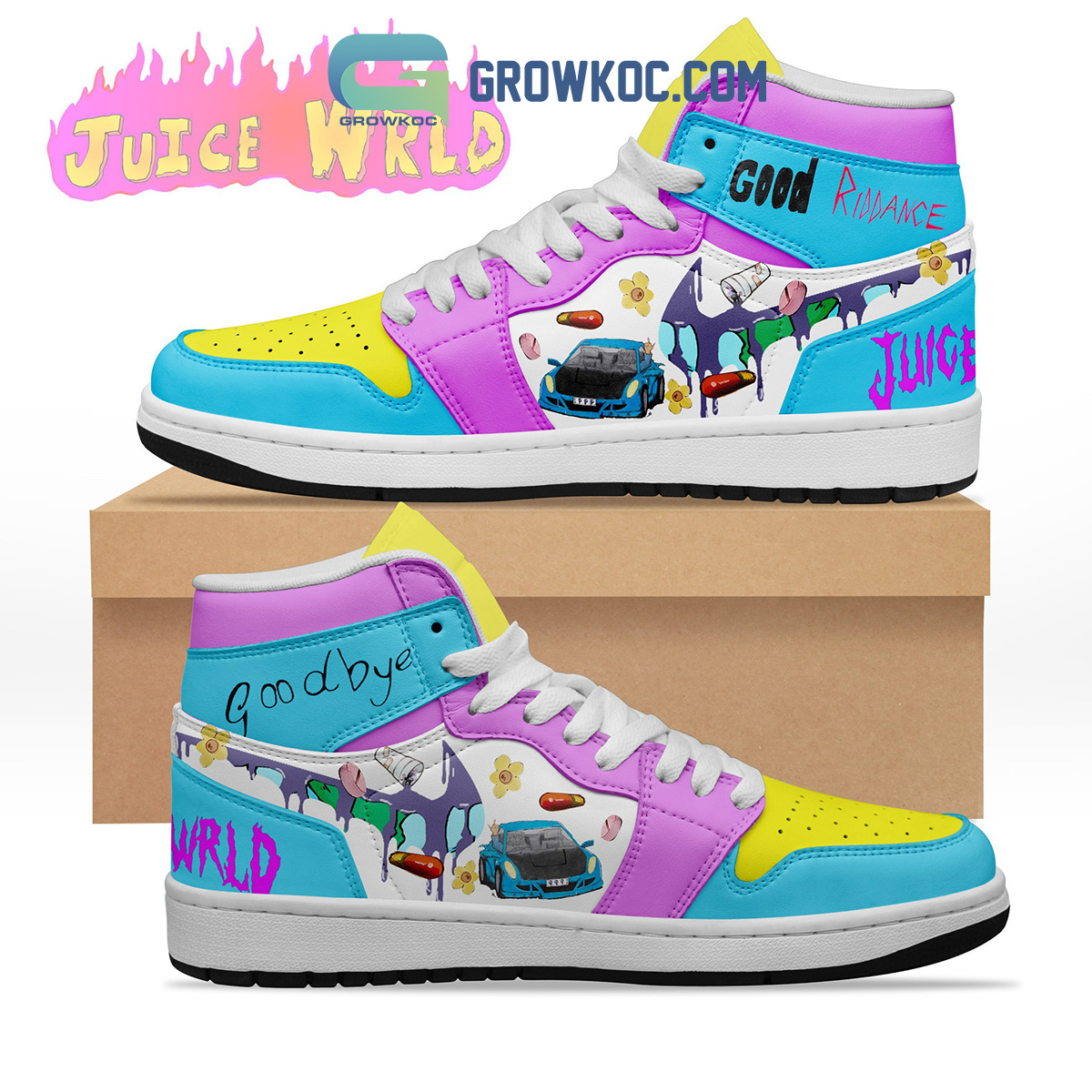 Juice WRLD Goodbye Air Jordan 1 Shoe2B1 ygcl1