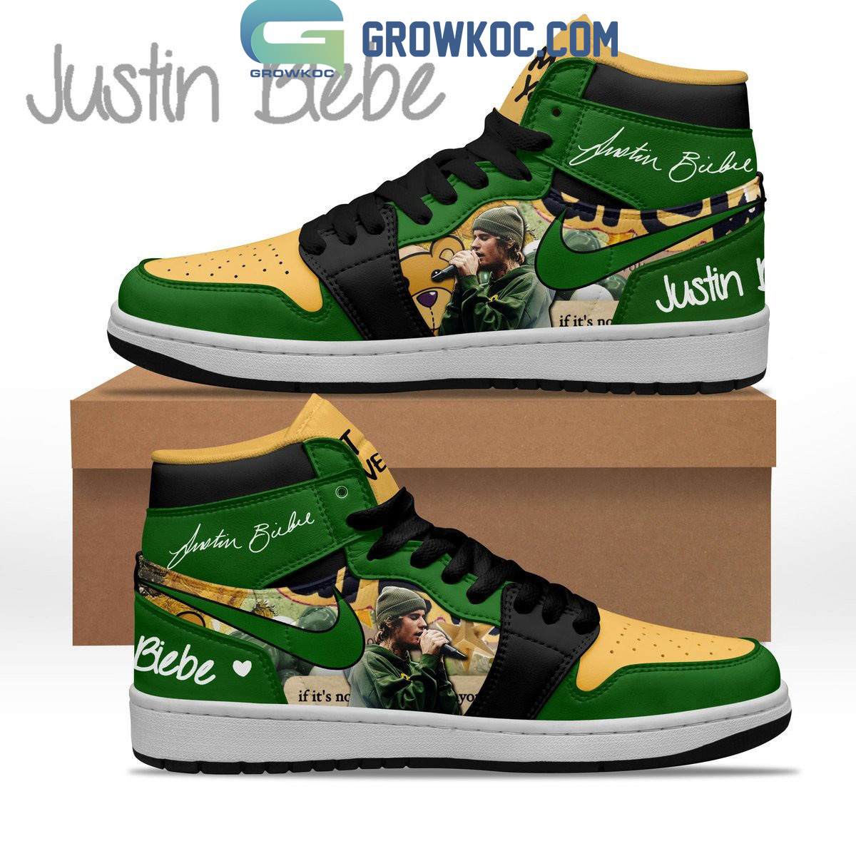 Justin Bieber Beauty And A Beat Air Jordan 1 Shoes2B1 zoGu2