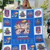 Kansa Jayhawks National Champions Fleece Blanket Quilt2B1 NgLkc