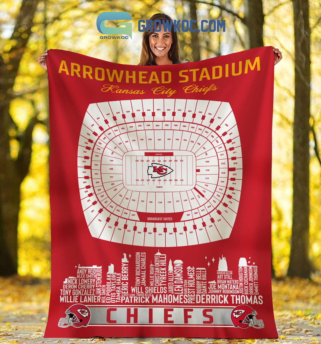 Kansas City Chiefs Arrowhead Stadium Fleece Blanket Quilt2B1 FMeHg Kansas City Chiefs Arrowhead Stadium Fleece Blanket Quilt2B1 FMeHg