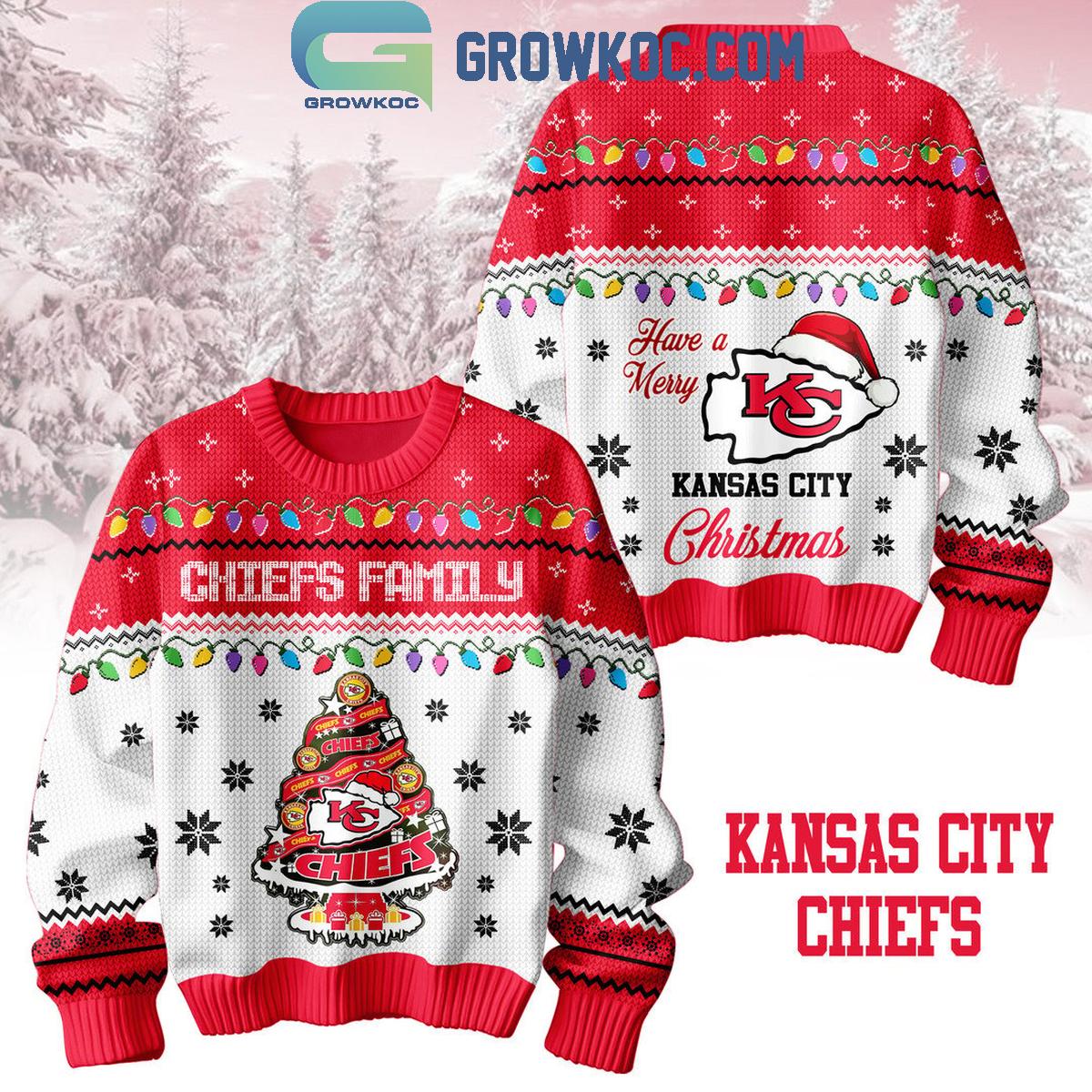 Kansas City Chiefs Family Have A Merry Christmas 2024 Ugly Sweater 1 InIe3