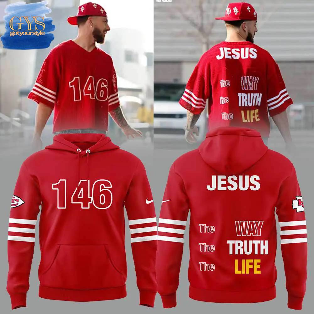 Kansas City Chiefs JESUS WON 146 Limited Edition Hoodie 1