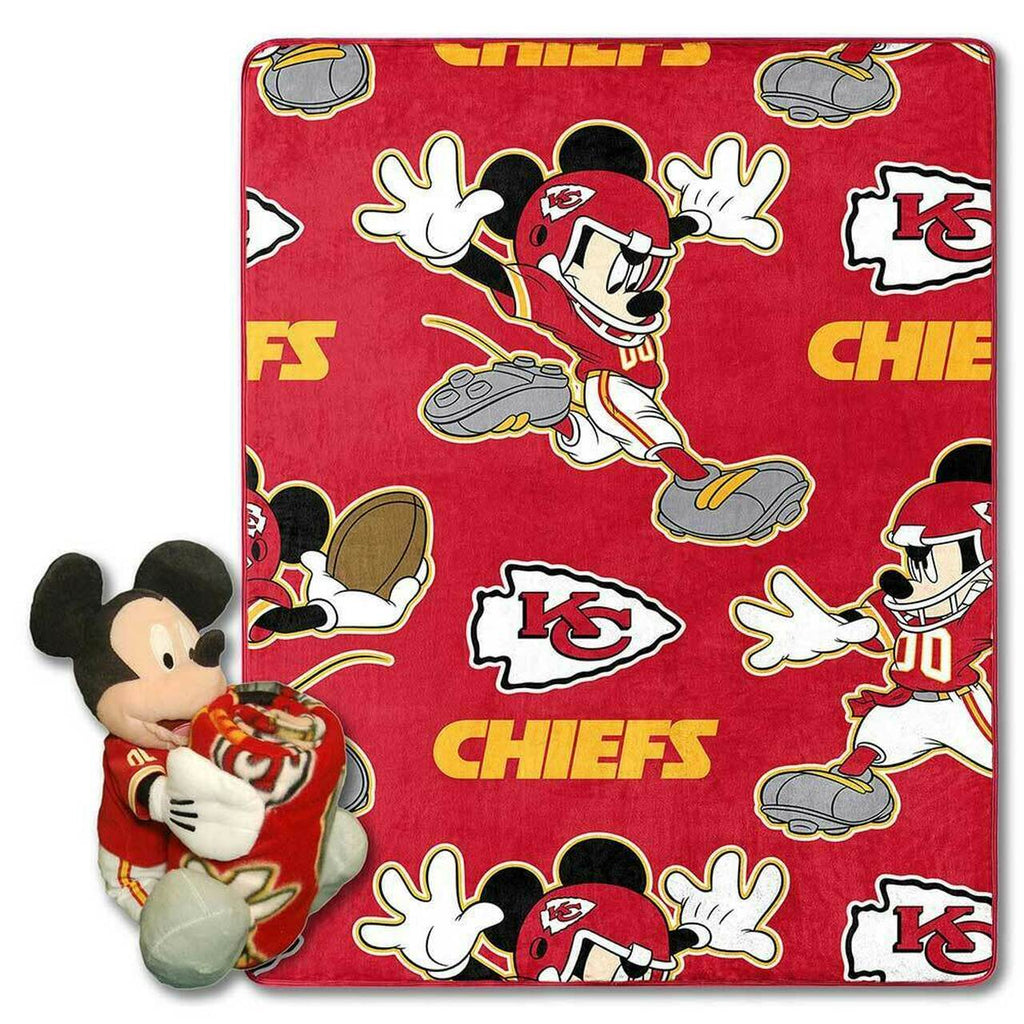 Kansas City Chiefs Mickey Mouse Hugger Blanket 0