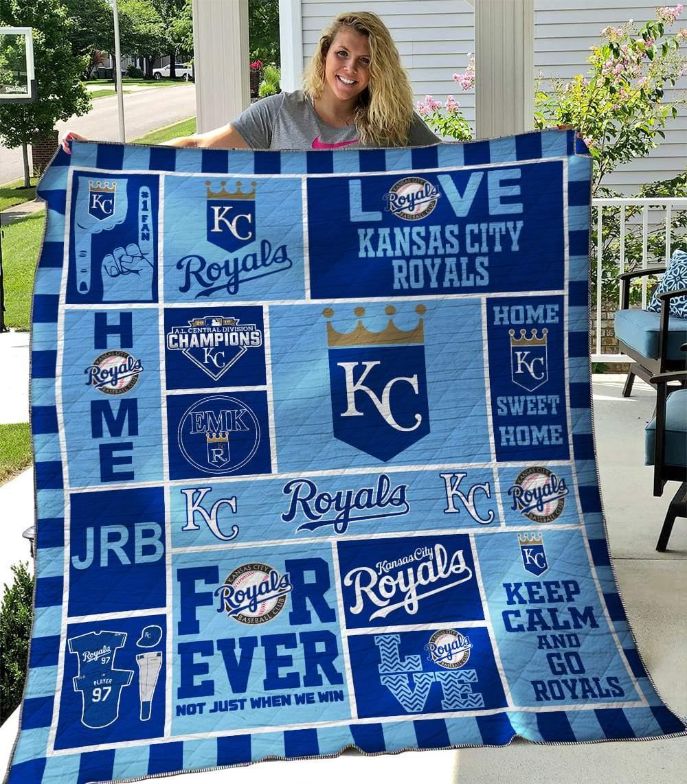 Kansas City Royals Quilt Blanket Bedding Set for Home Decor 0