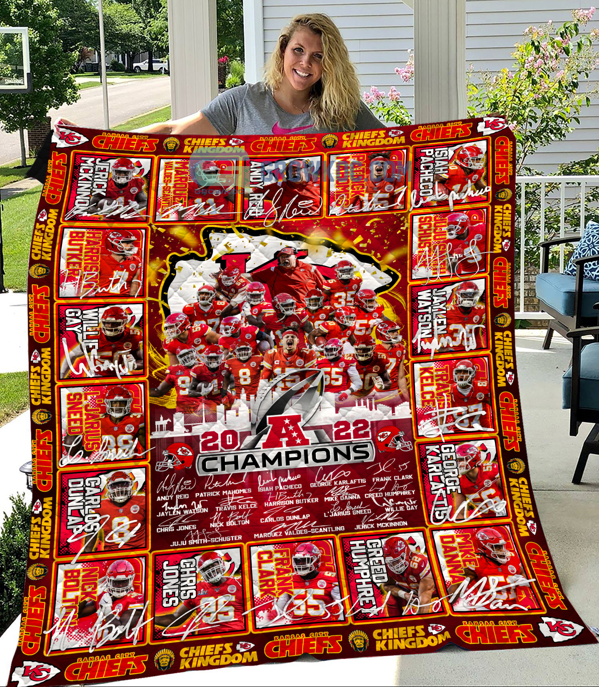 Kansas2BCity2BChiefs2BAFC2BChampions2B20222BFleece2BBlanket2BQuilt2B1 VXXAd