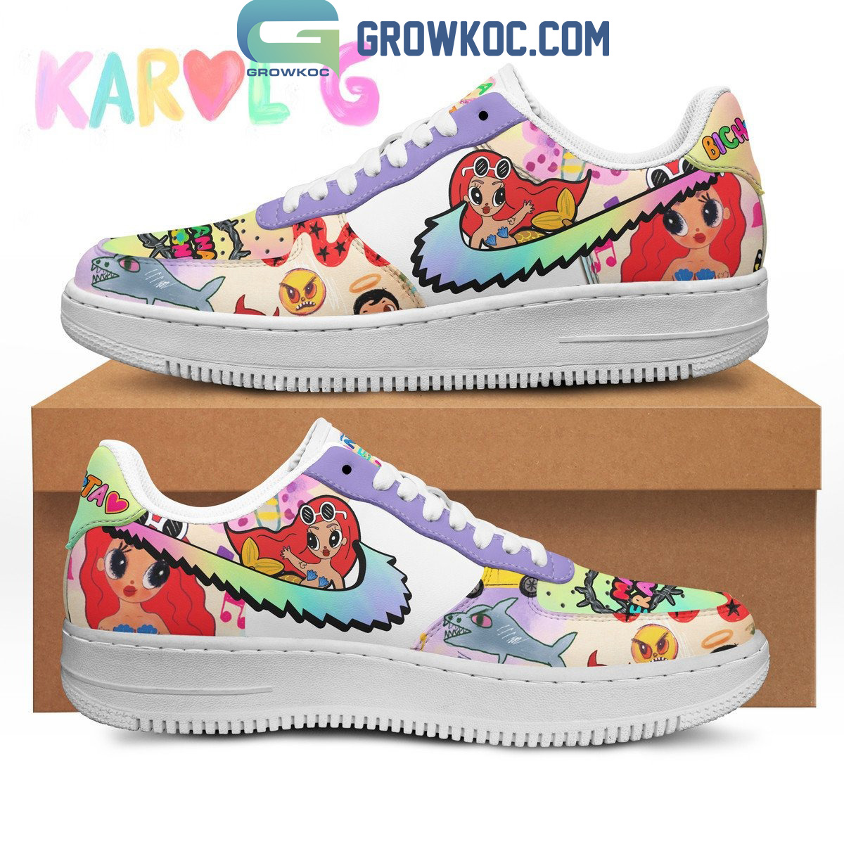 Karol G Provenza Manana Sera Bonito Air Force 1 Shoes2B1 xsgUV