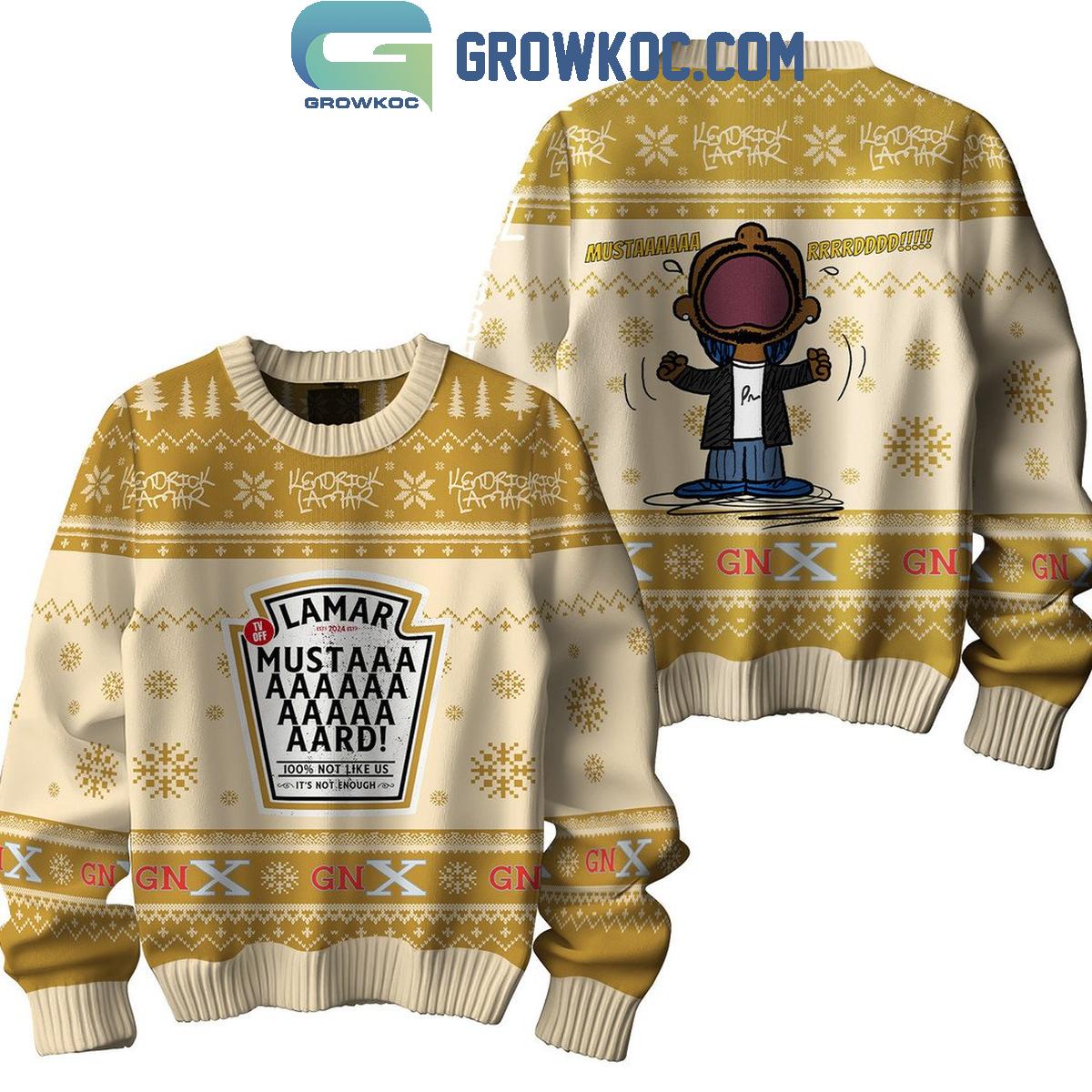 Kendrick Lamar Mustard Gen X 2024 Christmas Ugly Sweater 1 mTBvB