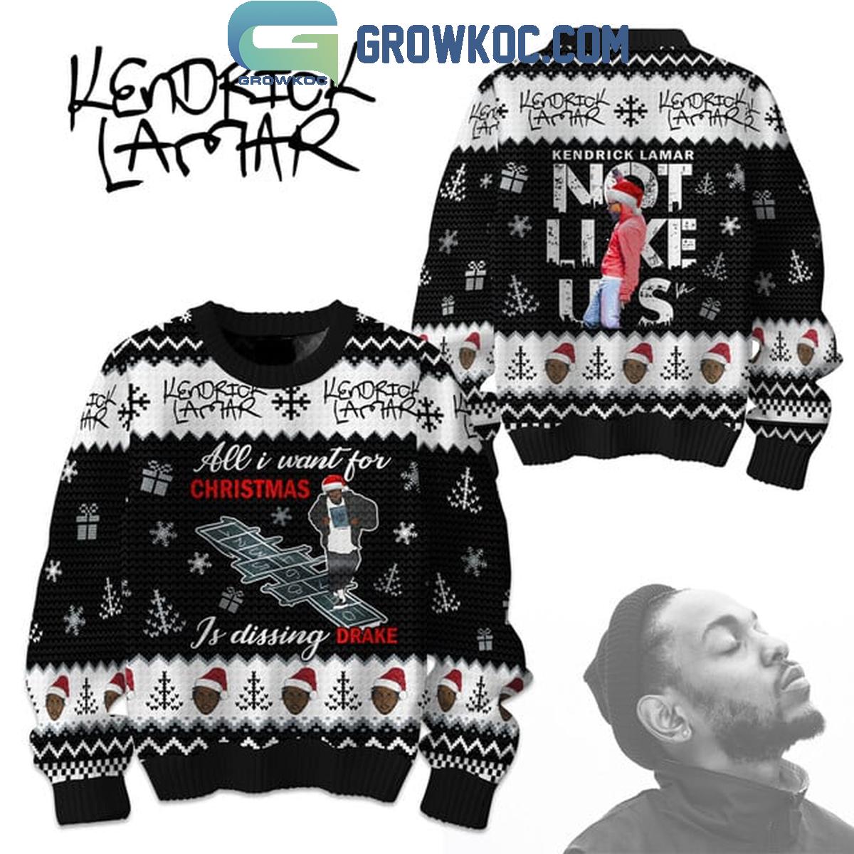 Kendrick Lamar Not Like Us 2024 Christmas Ugly Sweater 1 R7ljG