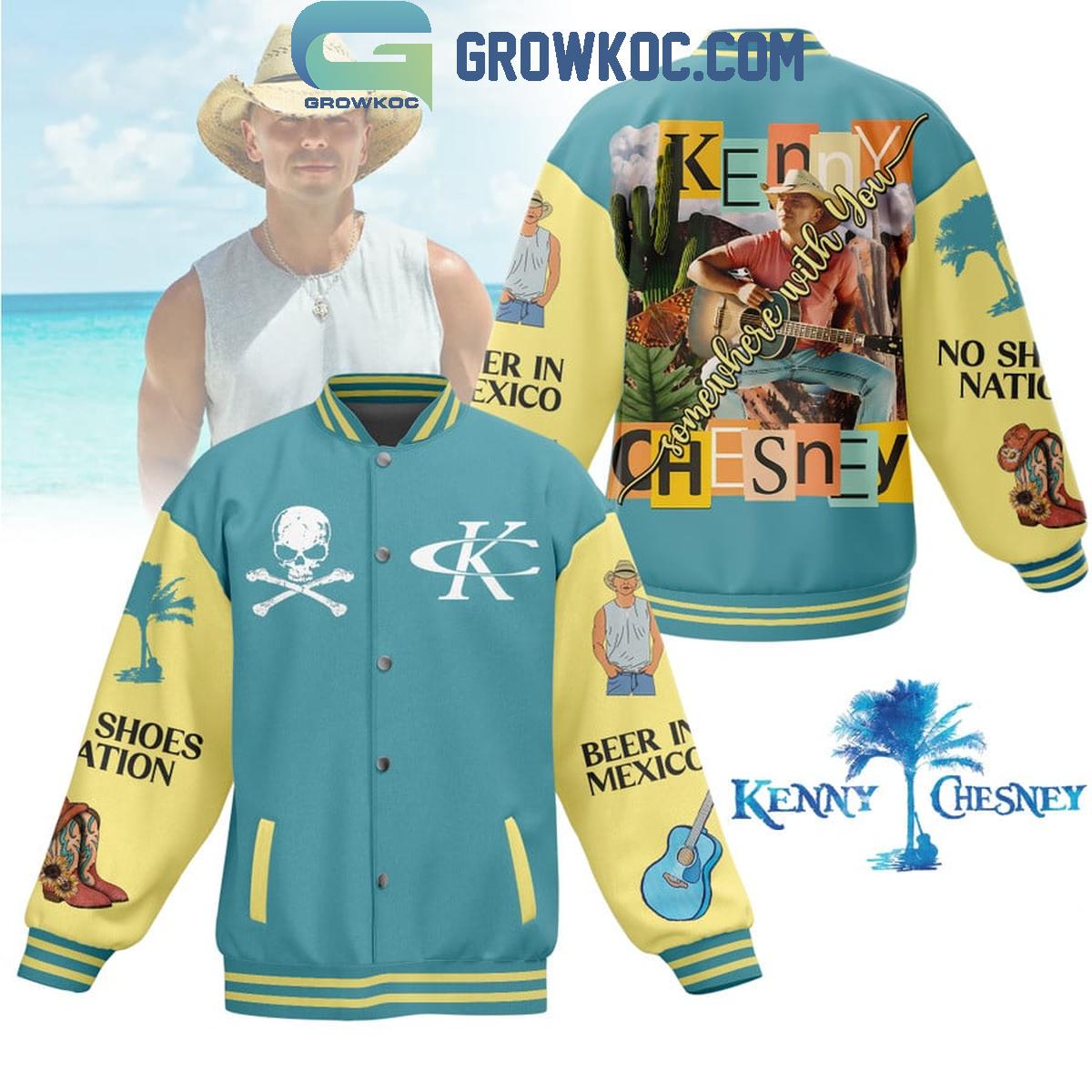 Kenny Chesney Somewhere With You Beer In Mexico Baseball Jacket 1 rJjiC