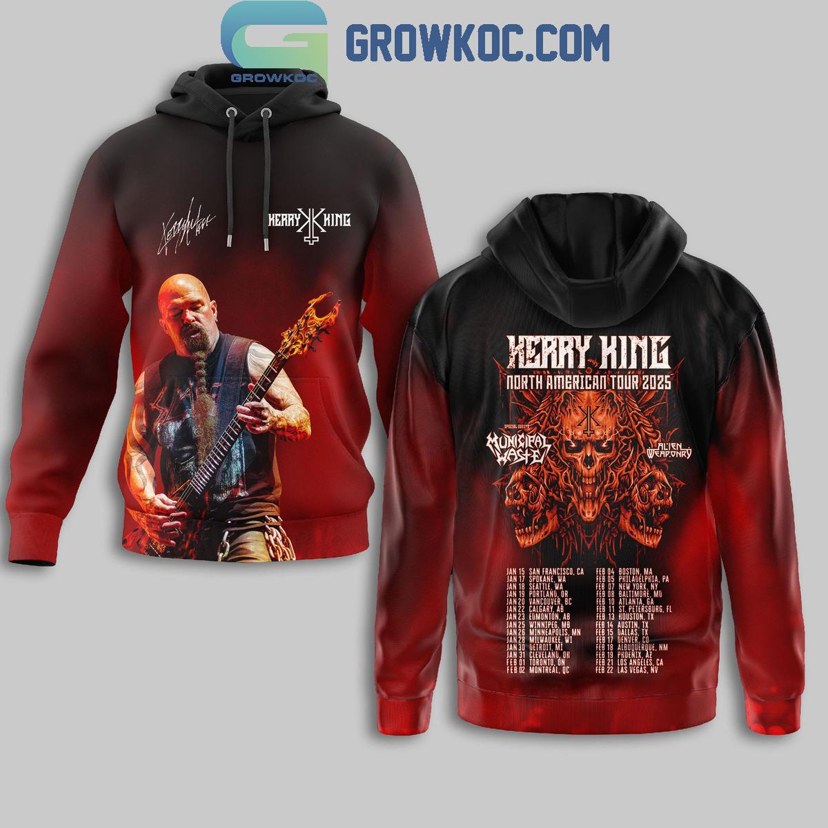 Kerry King North American Tour 2025 Hoodie T Shirt 1 ZOikM
