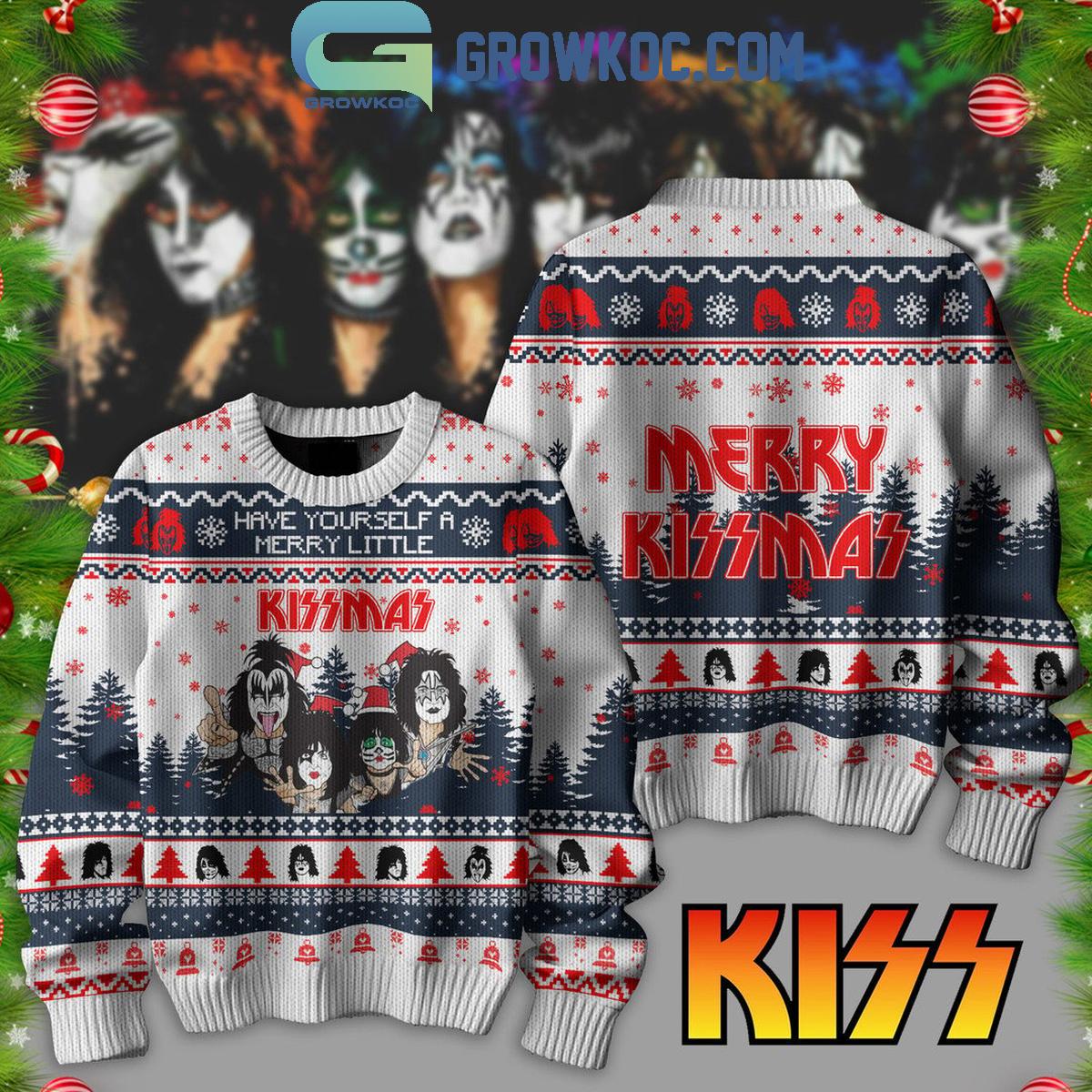 Kiss Band Fan Have Yourself A Merry Little Kissmas Merry Christmas Ugly Sweater 1 cd3k7