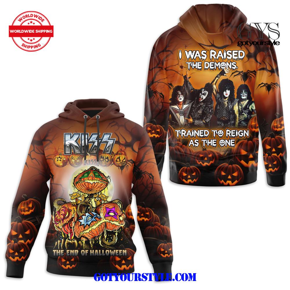 Kiss Band The End Of Halloween Hoodie 1