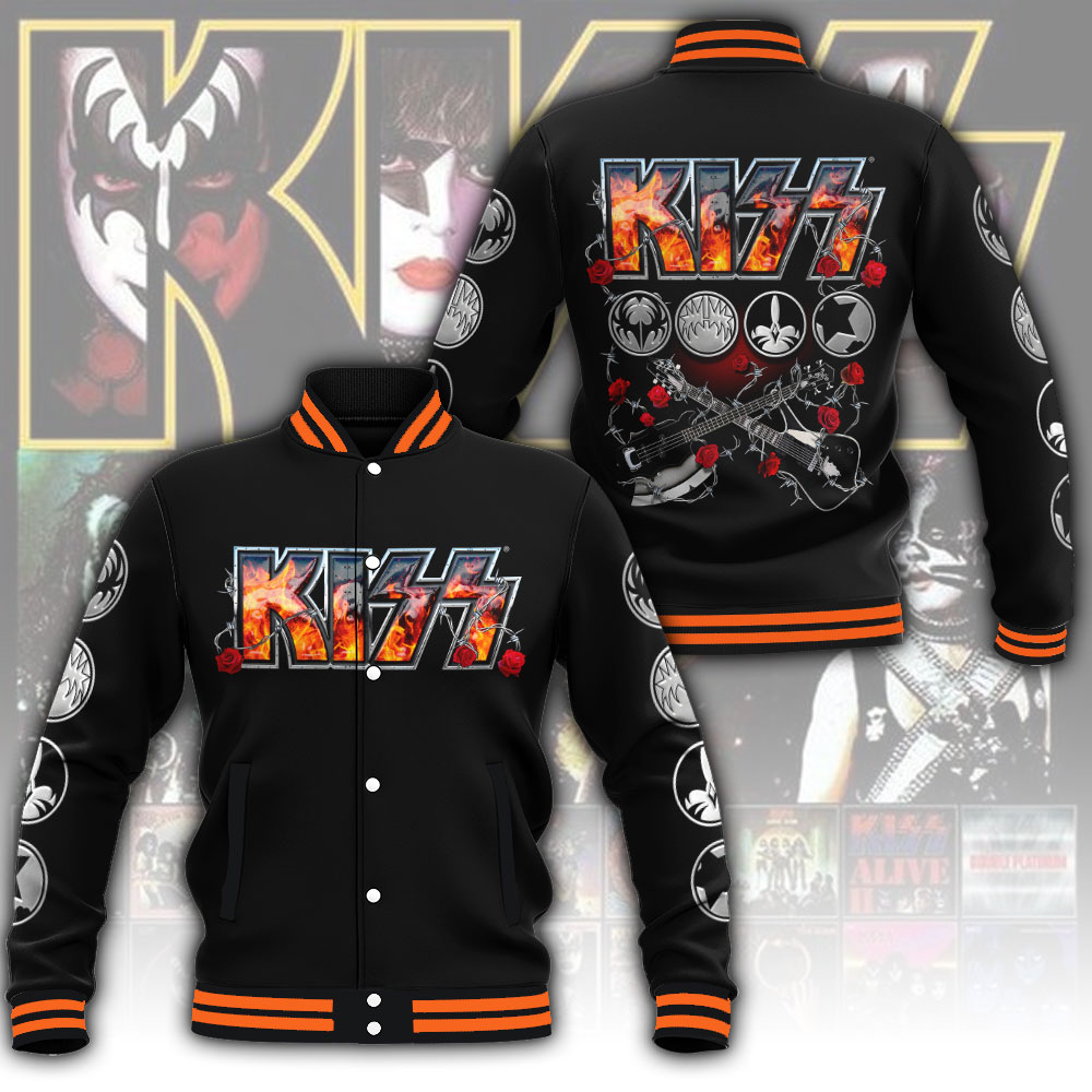 Kiss Band Varsity Jacket MAITM10226