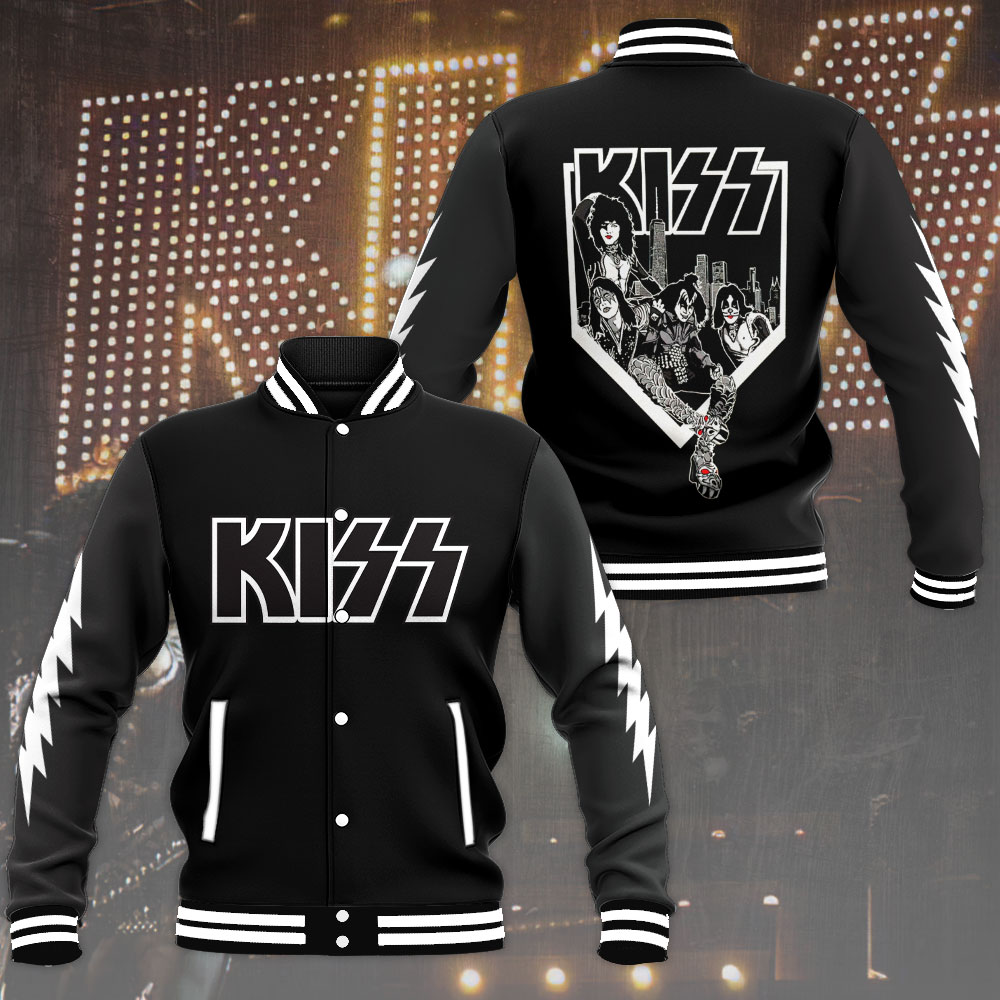 Kiss Band Varsity Jacket MAITM5124