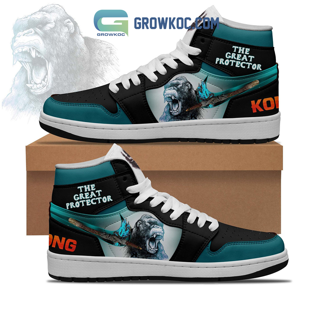 Kong The Great Protector Fan Air Jordan 1 Shoes2B1 2orWE
