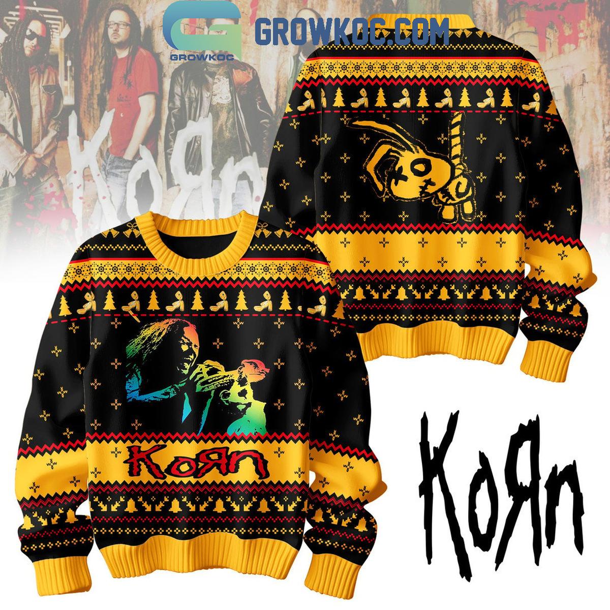 Korn 2024 The Puppet Merry Christmas Ugly Sweater 1 6333D