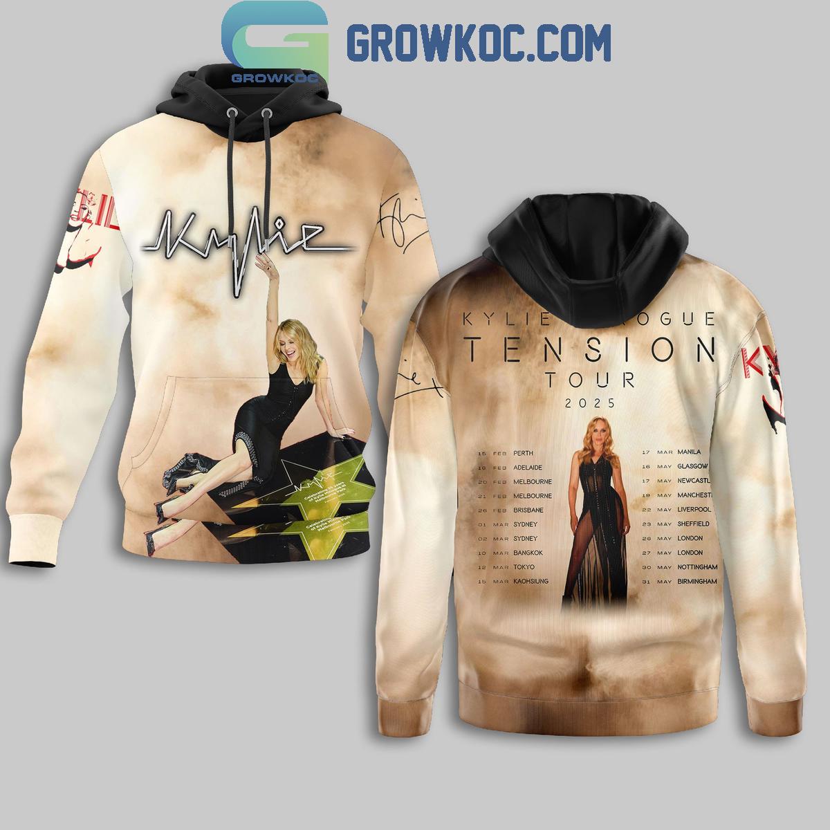 Kylie Minogue Tension Tour 2025 Hoodie T Shirt 1 BTzQ6