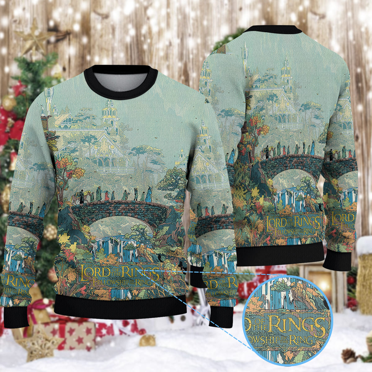 LOTR Version 4 Christmas Knitted Sweater 2 1