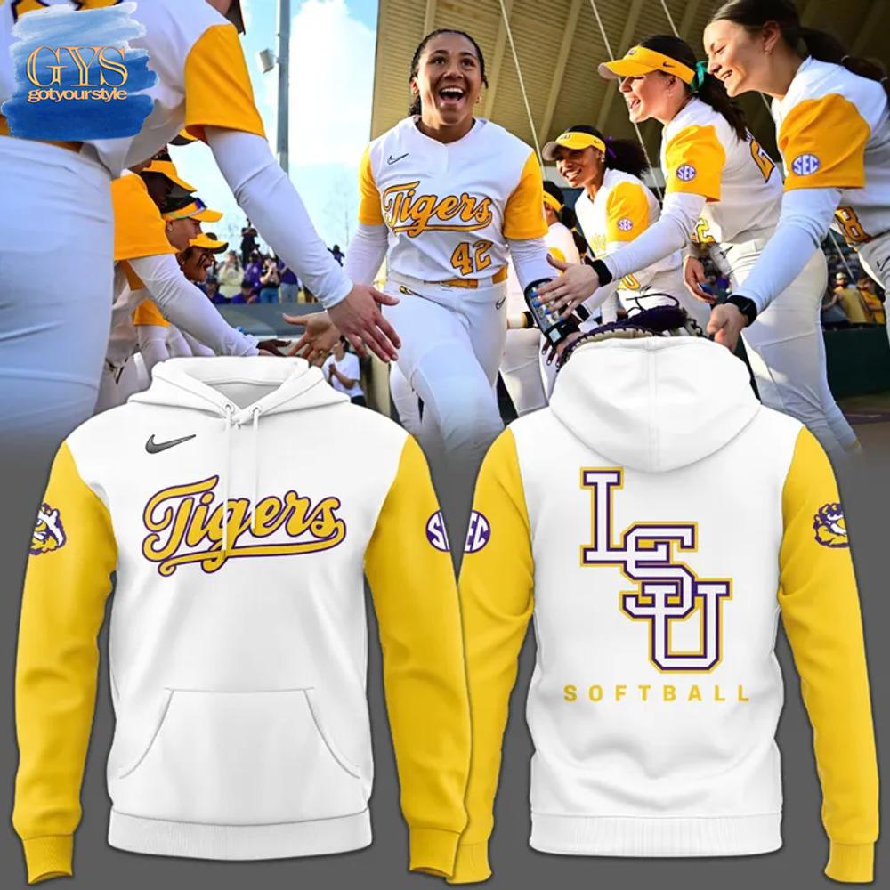 LSU Tigers Softball 2025 Limited Edition Hoodie 1