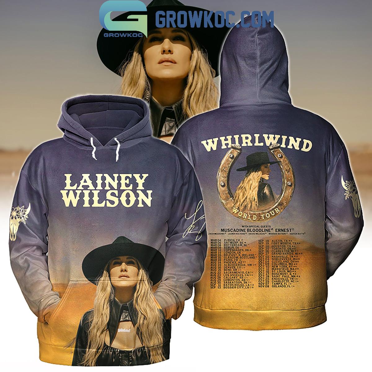 Lainey Wilson Whirlwind World Tour Hoodie T Shirt 1 IRbHC