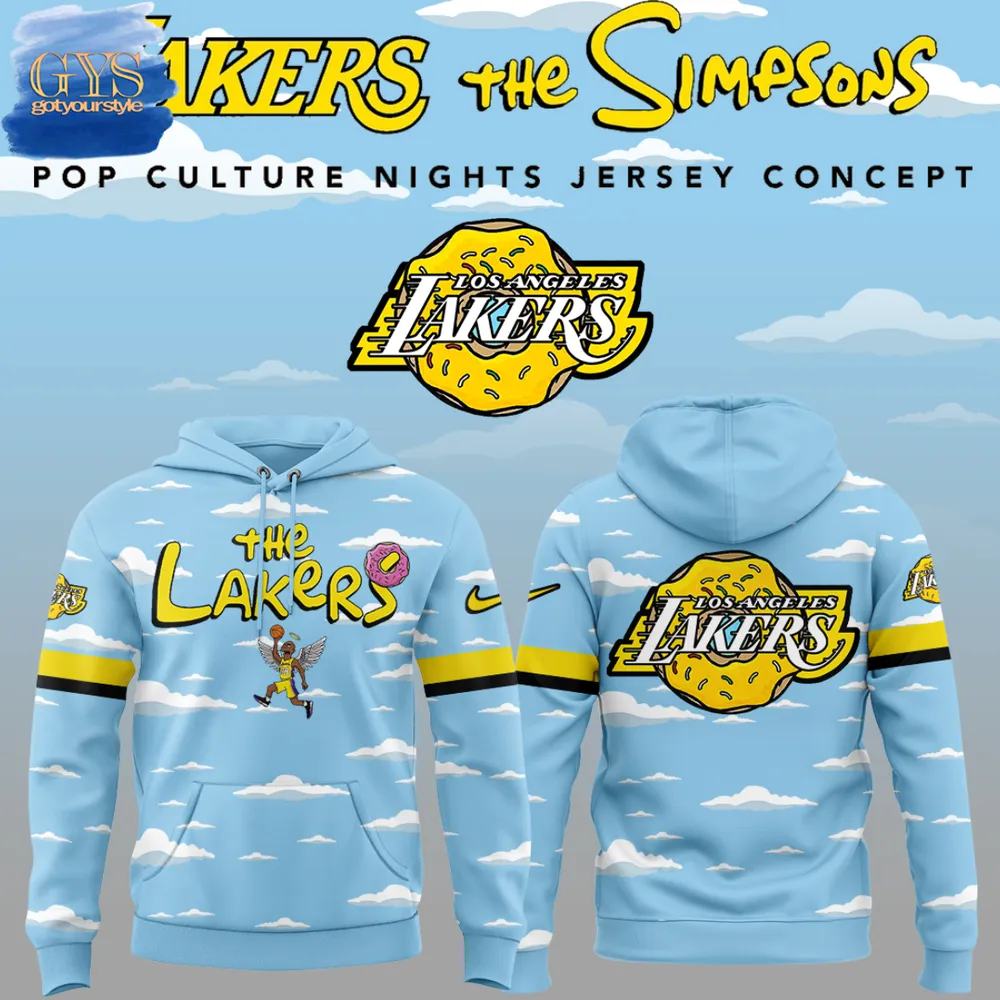 Lakers x The Simpsons Day 2025 Hoodie 1