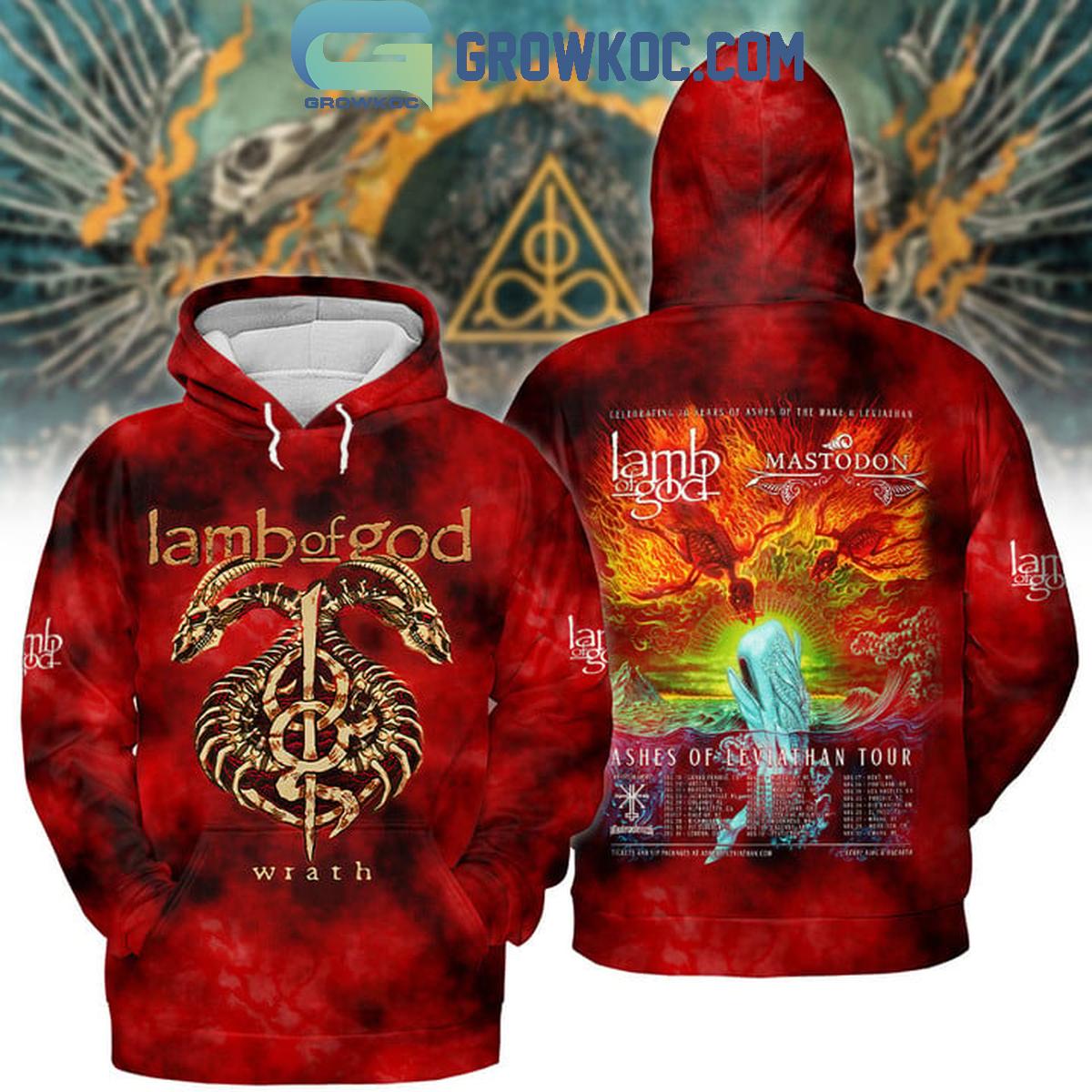 Lamb Of God Wrath Ashes Of Leviathan Tour 2024 Hoodie T Shirt 1 IYUeW