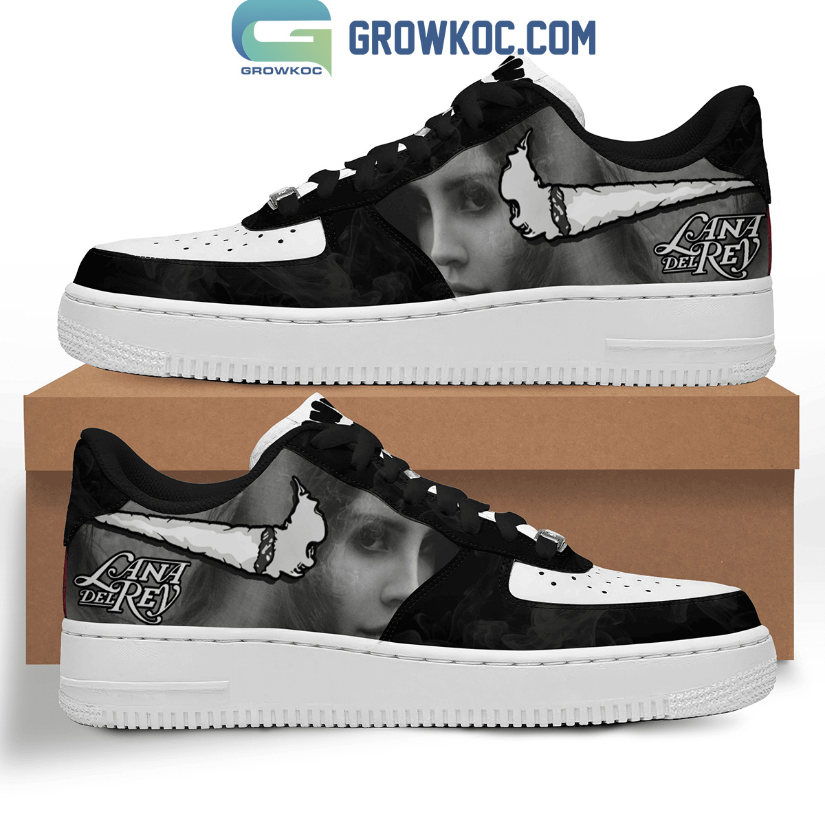 Lana Del Rey Say Yes To Heaven Black And White Air Force 1 Shoes2B1 i9ReX