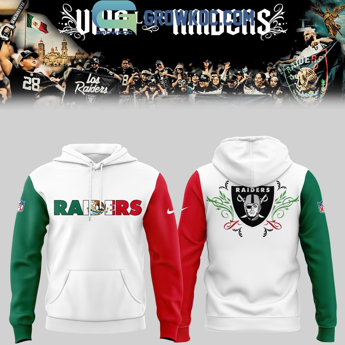 Las Vegas Raiders For Mexico Proud Day 2024 Hoodie T Shirt 1 Xk8TA