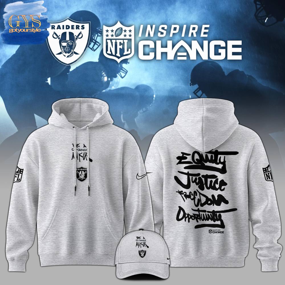 Las Vegas Raiders NFL Be A Change Maker Hoodie 1