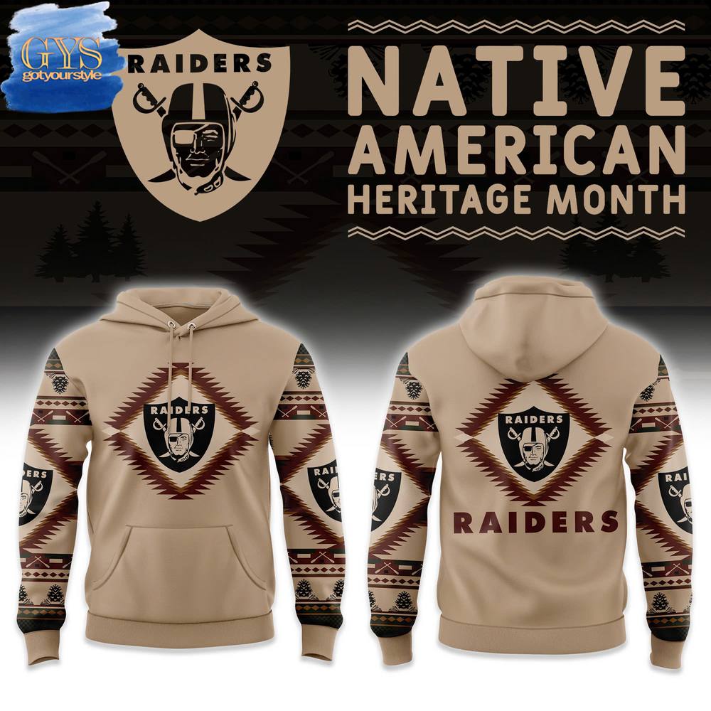Las Vegas Raiders NFL x National Native American Heritage Month Limited Edition Hoodie 1