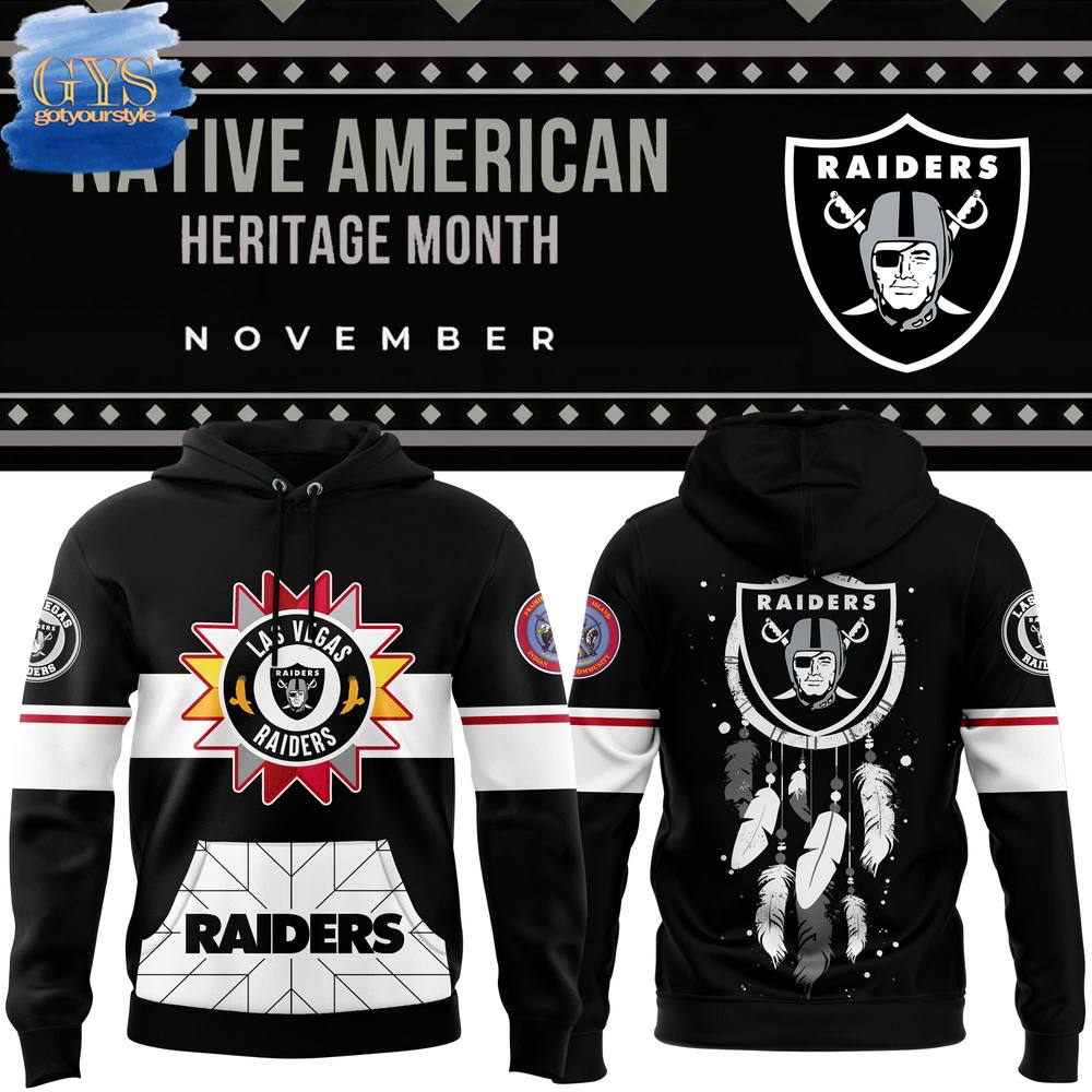 Las Vegas Raiders Native American Heritage Month Limited Edition Hoodie 1