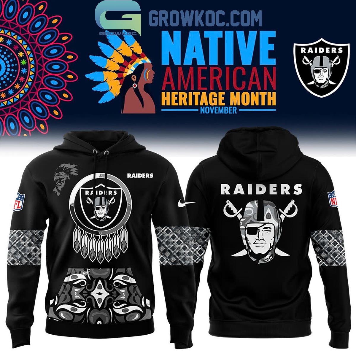 Las Vegas Raiders November 2024 Native American Heritage Month Hoodie T Shirt 1 7fQmD