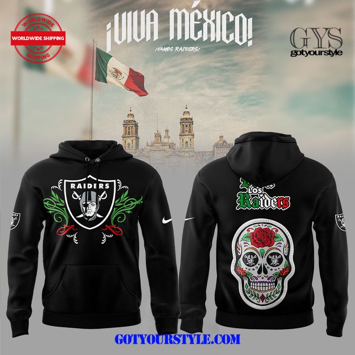Las Vegas Raiders Viva Los Raiders Limited Black Hoodie 1