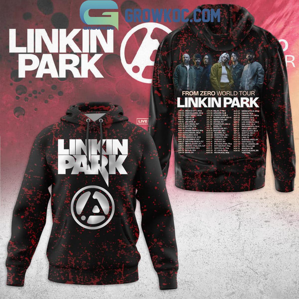 Linkin Park From Zero 2025 World Tour Showtime Celebrating Hoodie T Shirt 1 r10gg