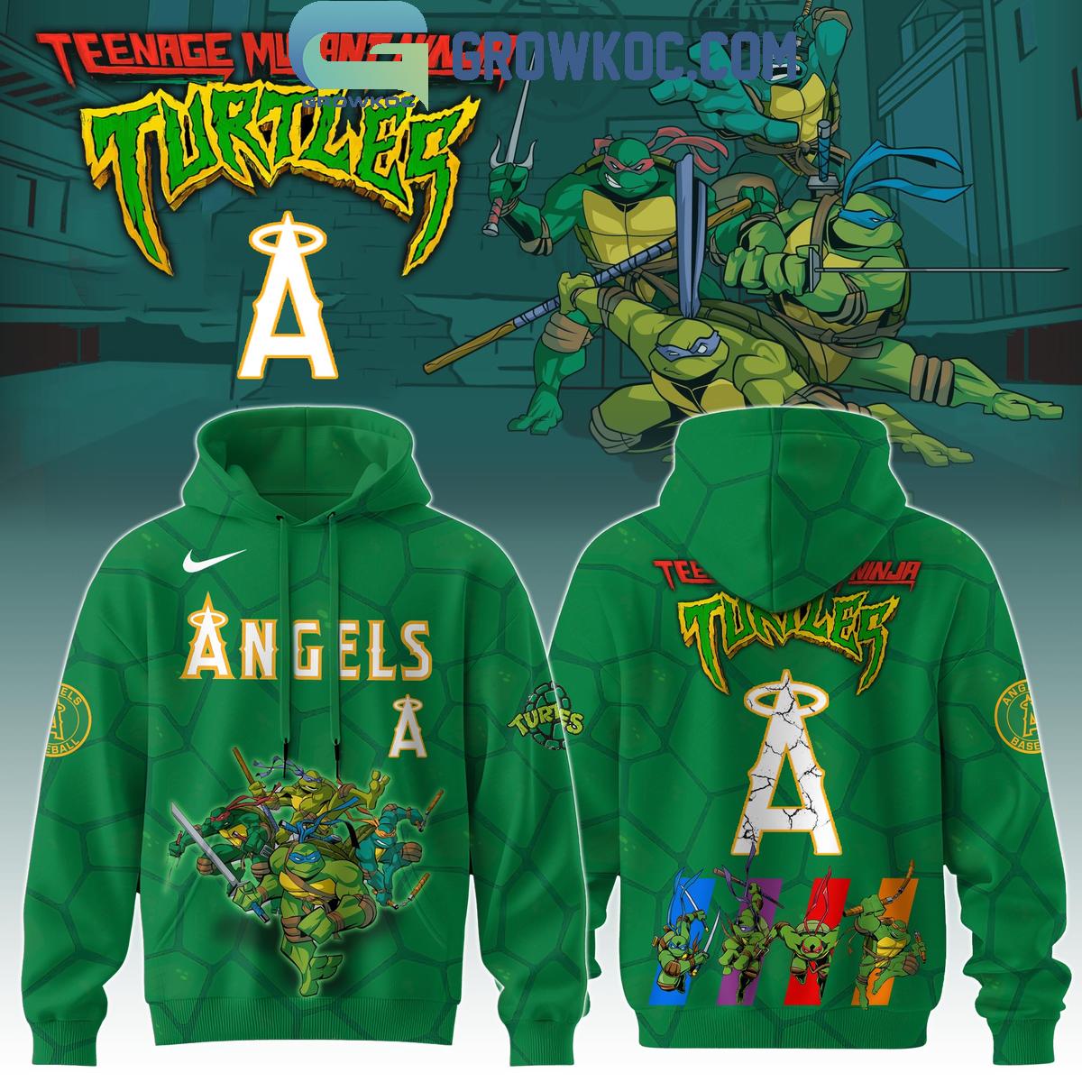 Los Angeles Angels MLB Ninja Turtles 2025 Special Hoodie T Shirt 1 RJP1h