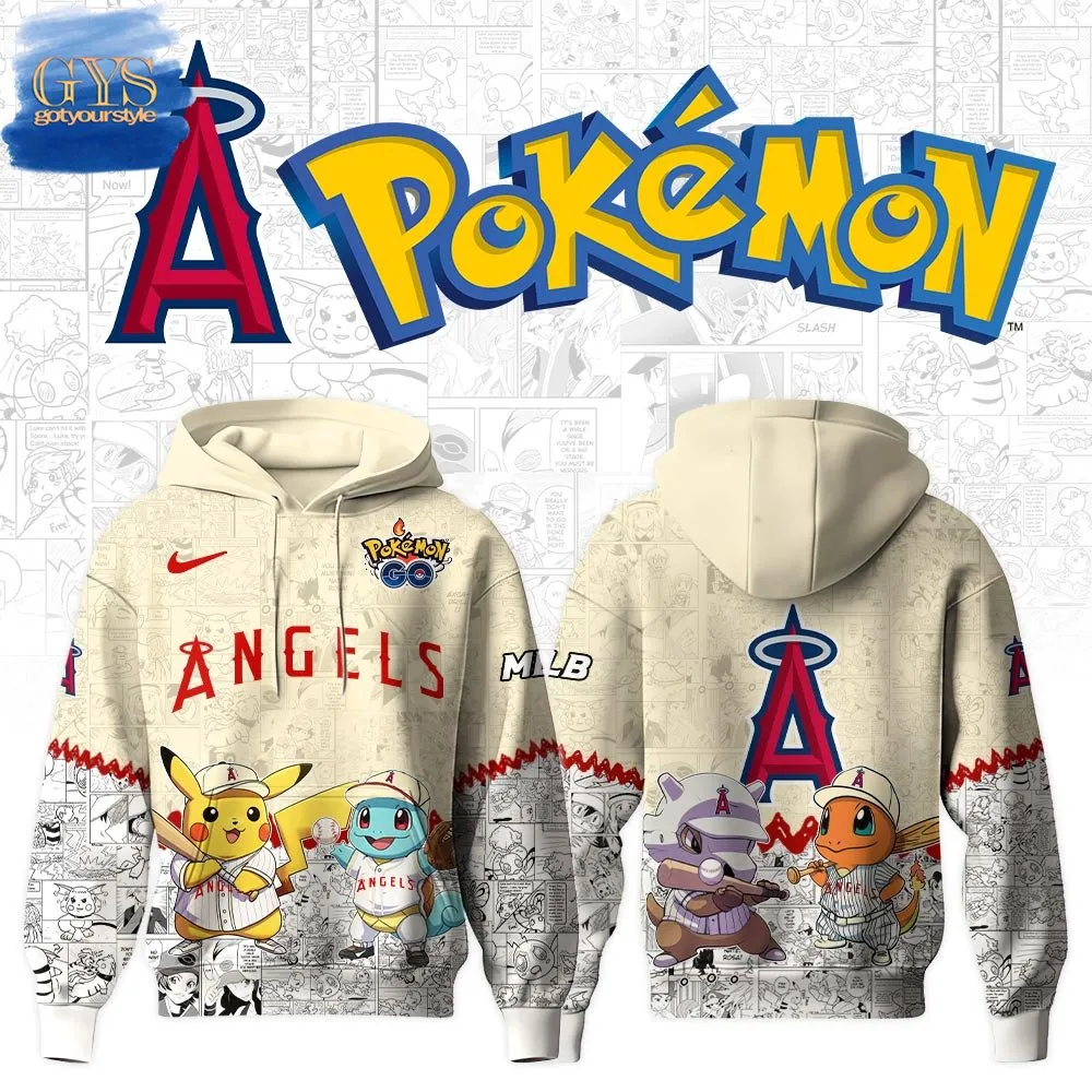 Los Angeles Angels x Pokemon GO Special Edition Hoodie 1