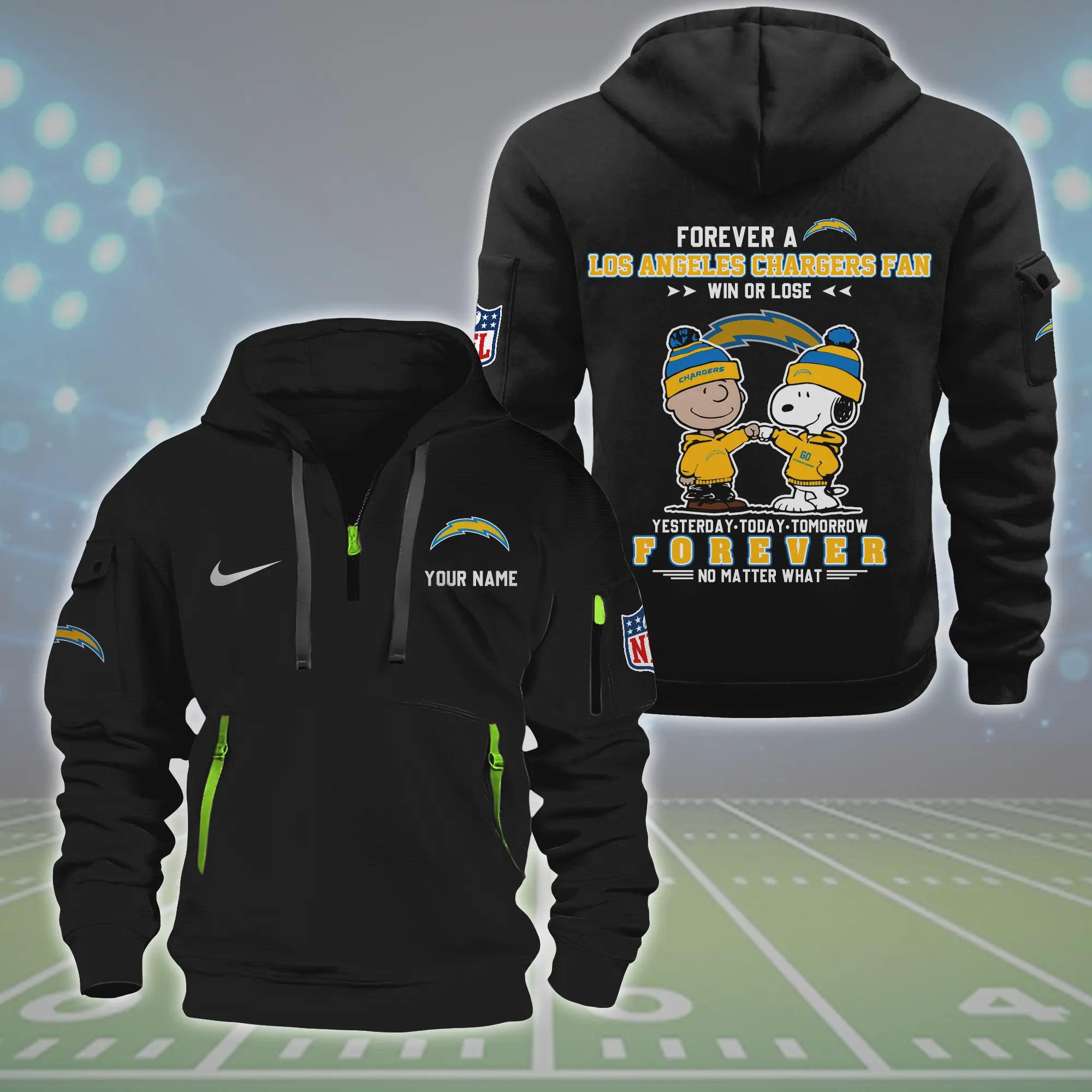 Los Angeles Chargers Mockup Black 19 11zon