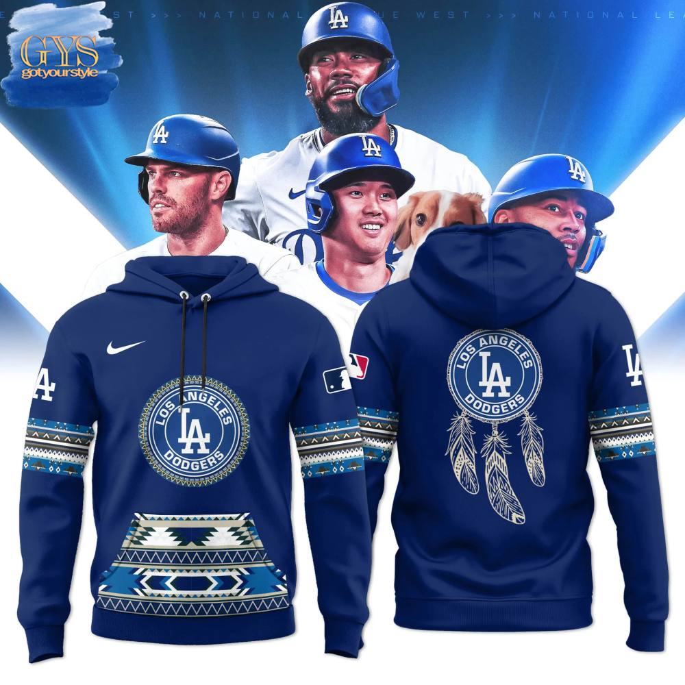 Los Angeles Dodgers 2024 Native American Heritage Night Special Hoodie 1