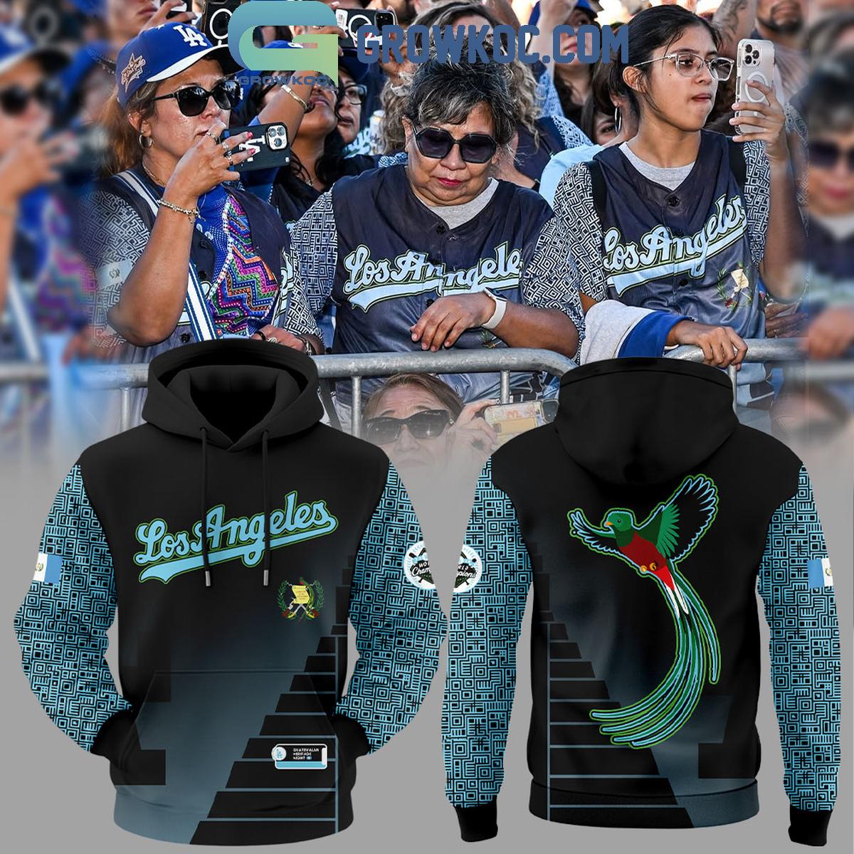 Los Angeles Dodgers Guatemalan Heritage Night 2025 Hoodie Shirt 1 uK9C7