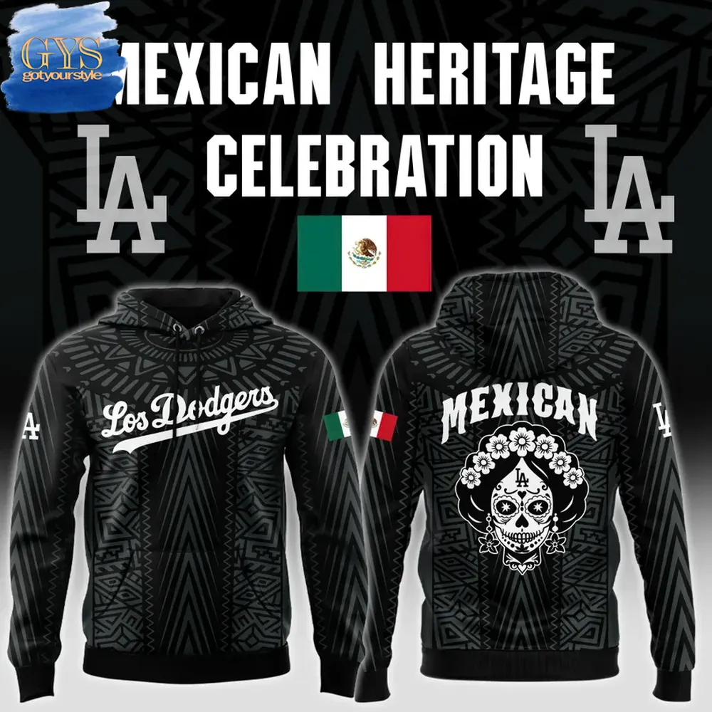 Los Angeles Dodgers Mexican Heritage Limited Edition Hoodie 1