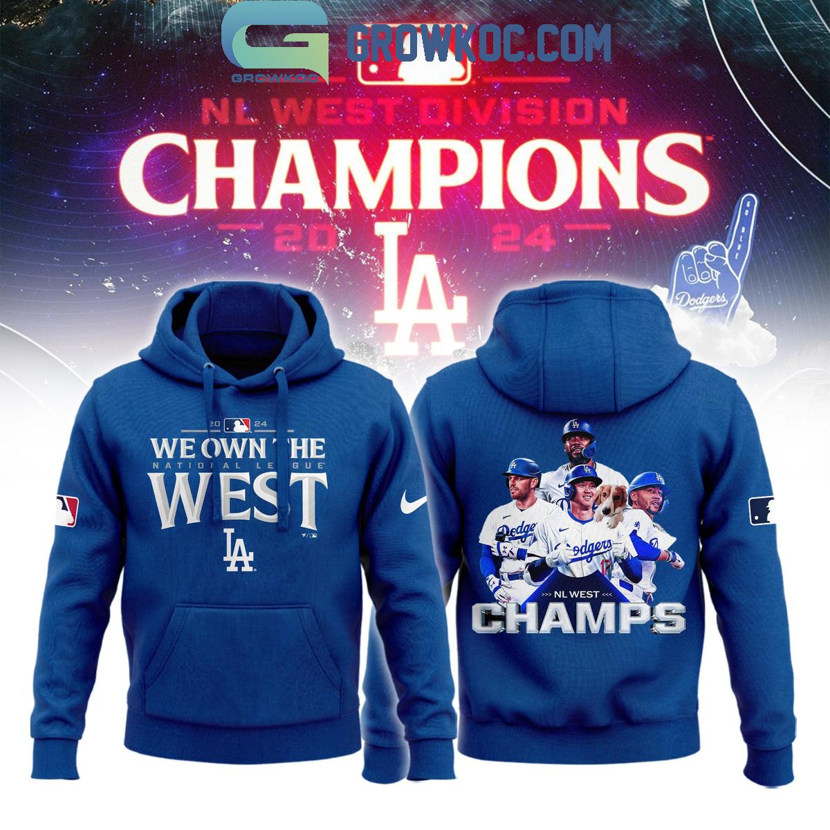 Los Angeles Dodgers We Own The West National League 2024 Hoodie T Shirt 1 ijMQ4