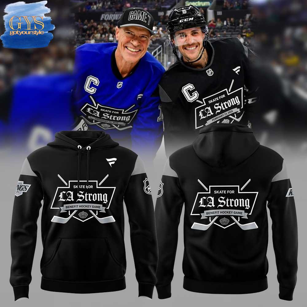 Los Angeles Kings LA Strong Black Hoodie 1