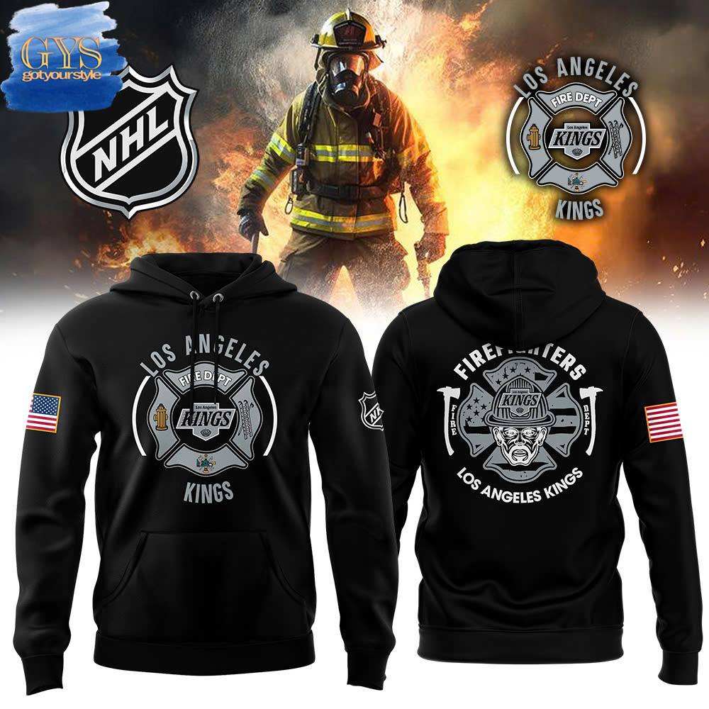 Los Angeles Kings x 2024 Firefighter Appreciation Night Limited Edition Hoodie 1